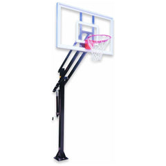 First Team Attack In Ground Adjustable Basketball Goal