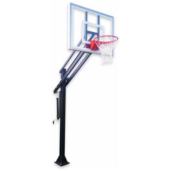 First Team Attack In Ground Adjustable Basketball Goal