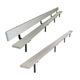 First Team Teammate Fixed Outdoor Player Benches with Backrest