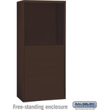 Free-Standing Enclosure for #19158-25 - Recessed Mounted Cell Phone Lockers - Aluminum by Salsbury