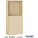 Free-Standing Enclosure for #19158-25 - Recessed Mounted Cell Phone Lockers - Aluminum by Salsbury