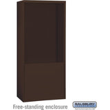 Free-Standing Enclosure for #19178-35 - Recessed Mounted Cell Phone Lockers - Aluminum by Salsbury