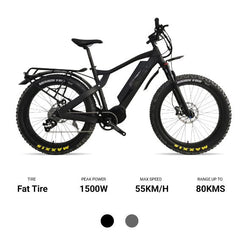 Frey Bike- HUNTER - Bafang M62 Electric Hunting Bike - Up To 34MPH