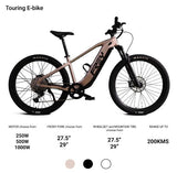 Frey Bike-Touring E-Bike - Bafang Rear Hub Motor - Range Up To 125 Miles