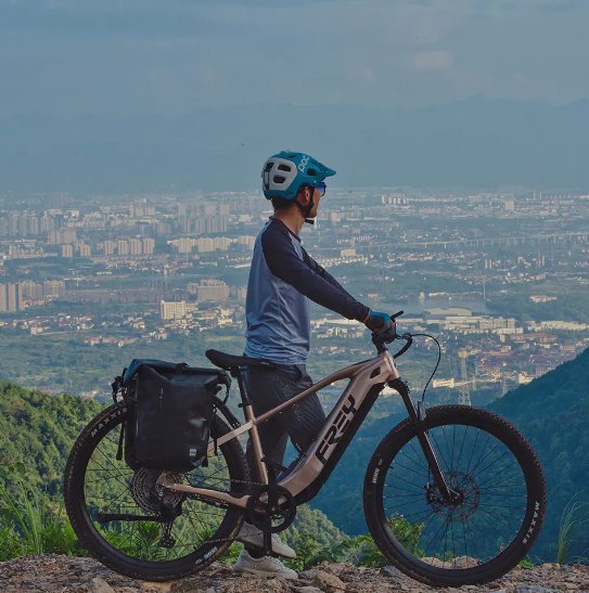 Frey Bike-Touring E-Bike - Bafang Rear Hub Motor - Range Up To 125 Miles