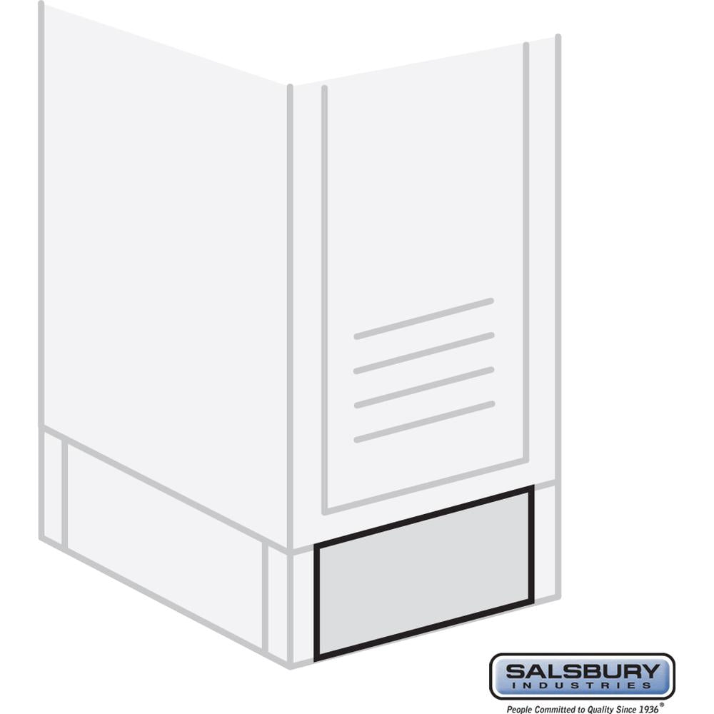Front Base - for 12 Inch Wide Metal Locker by Salsbury