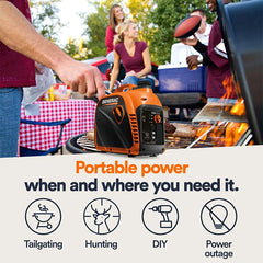 Generac Portable Inverter Generator, 2500i | With COsense 49ST