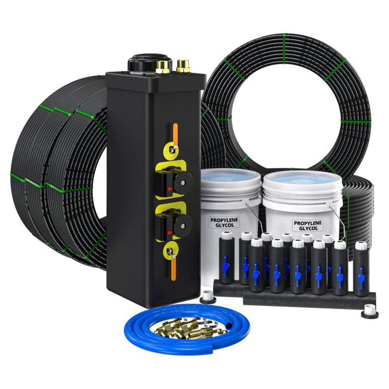 GeoCool Closed Loop Installation Kit 6 ton - w/Straight Manifold
