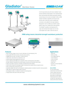 Gladiator Washdown Scales GGB 165A