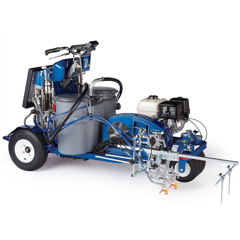 Graco LineLazer V 250DC HP Automatic Series Self-Propelled Gas Hydraulic Airless Line Striper, 3 Auto Guns