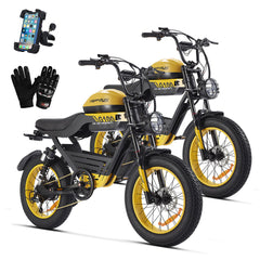 HappyRun 1000W Fastest Ebike G100 Dual Batteries