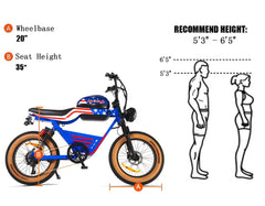 HappyRun 1000W Fastest Ebike G100 Dual Batteries