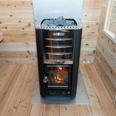 Dundalk Leisurecraft Canadian Timber Georgian Cabin Sauna with Changeroom | 6 Persons