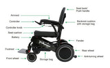 Pegasus Plus HD Bariatric Foldable Wheelchair