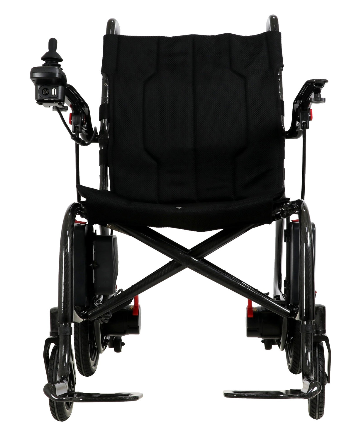 Helium 26 lbs Carbon Fiber Foldable Power Wheelchair