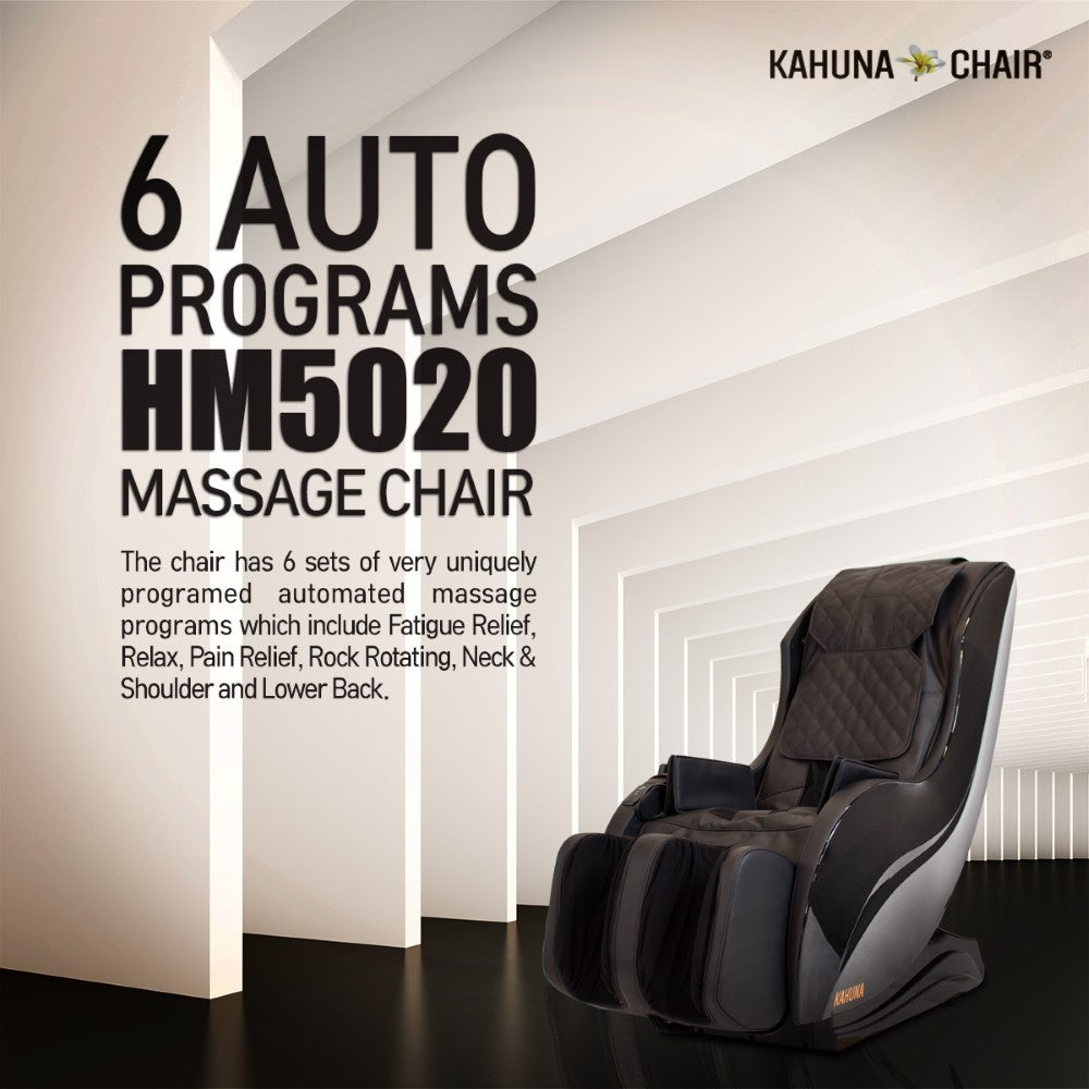 Kahuna Massage Chair HM-5020 With Heating Therapy Black