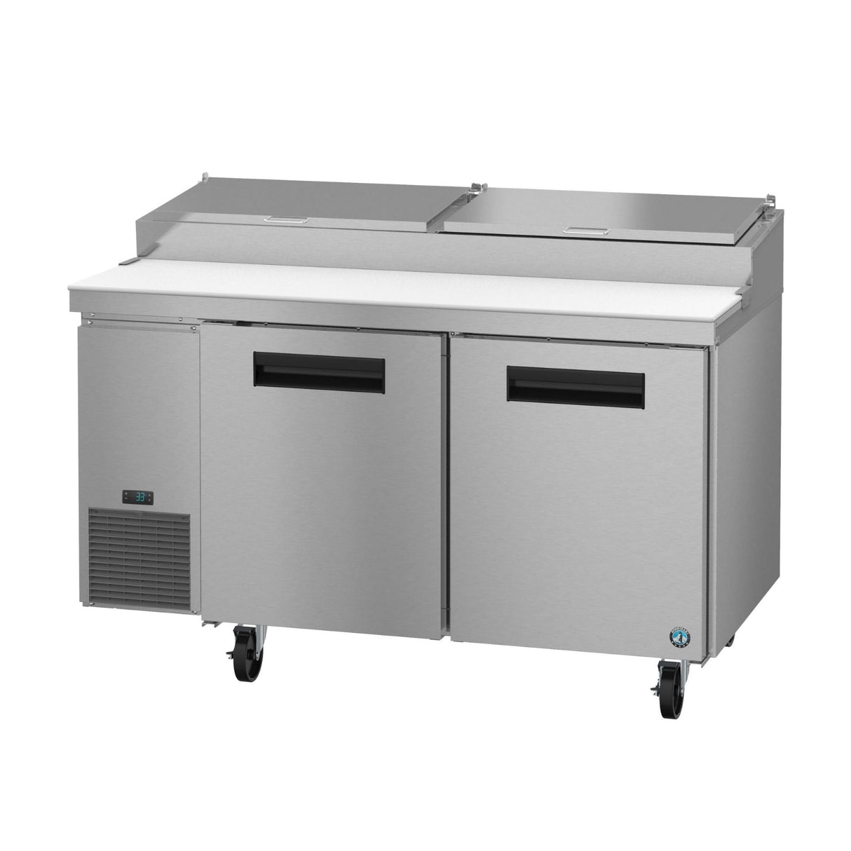 Hoshizaki PR60B-D2 Steelheart Series Pizza Prep Table Reach-in Two-section