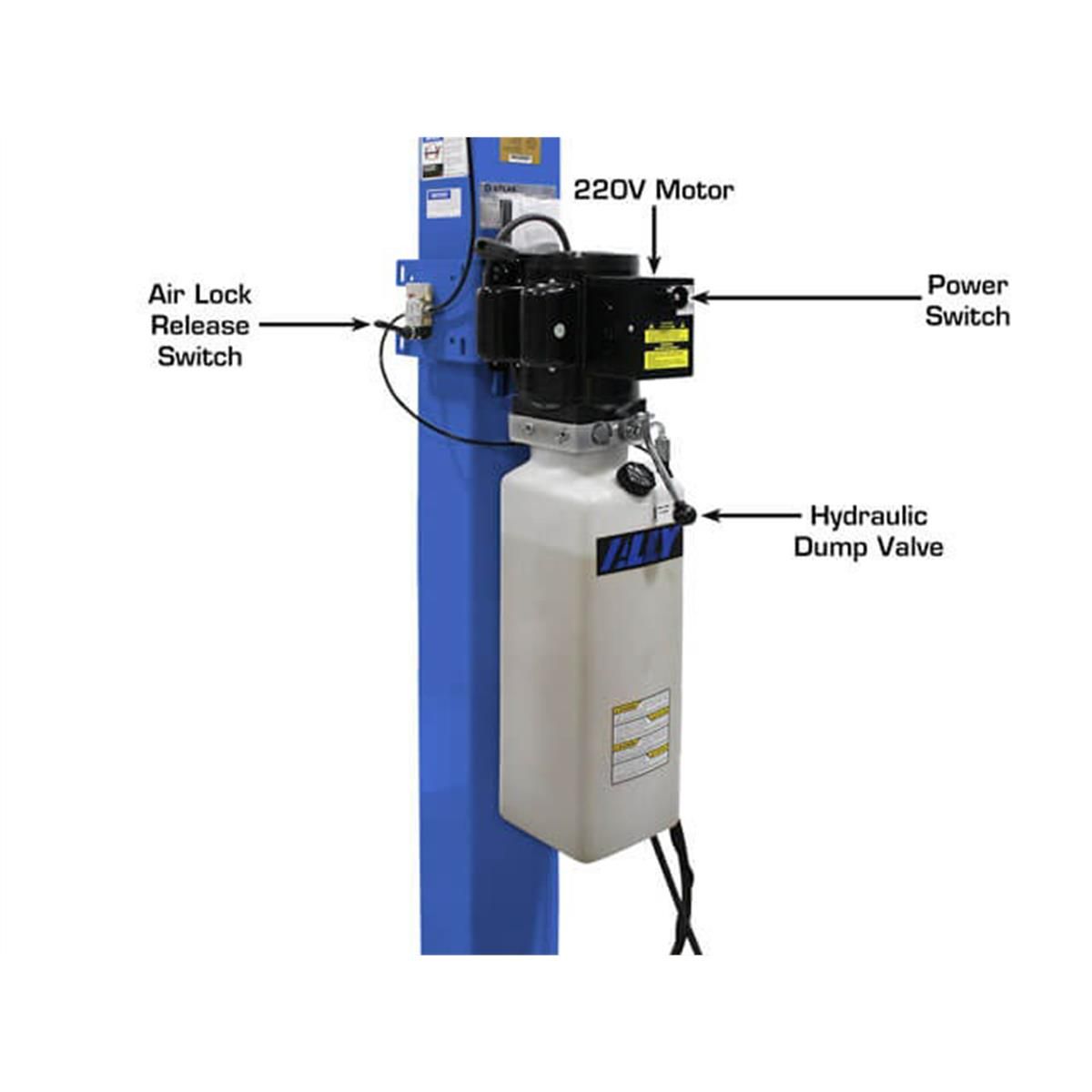 Atlas Platinum PVL14 4 ALI Certified 14,000 lb 4 Post Lift