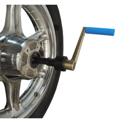 iDEAL Tire Changer & MC Wheel Balancer (Hand Spin) Combo w/ MC Adapter Kit