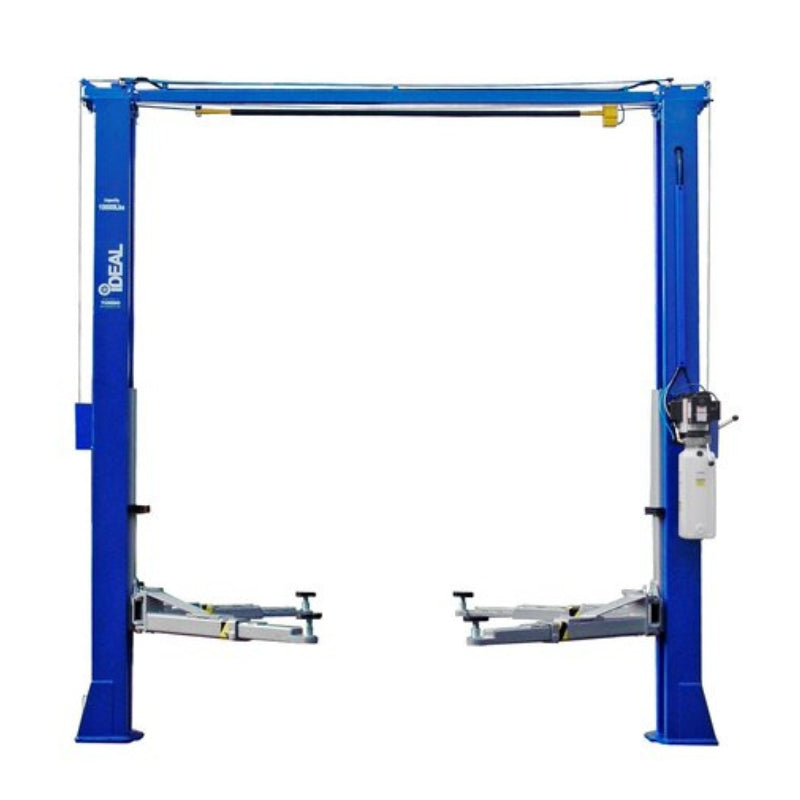 Ideal TP10KAC-DX 2 Post 10,000 lb 2 Post Lift Clear Floor - ALI Certified