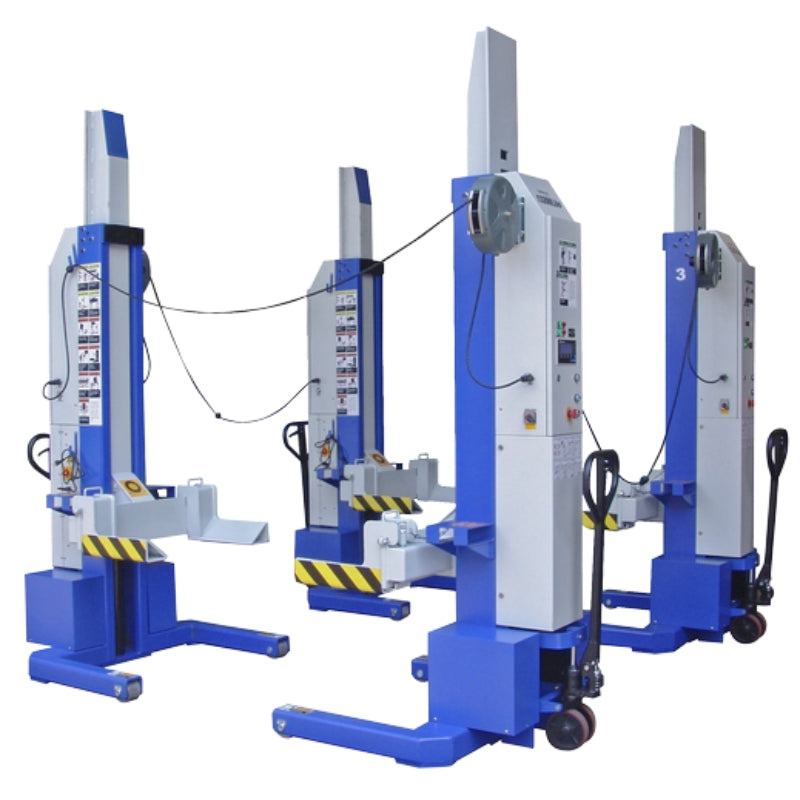 iDEAL Mobile Column Lift, MSC-13K-B-452, 4 Column Set, 52,000 lbs.