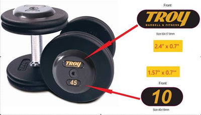 A Tags For Troy Dumbbells