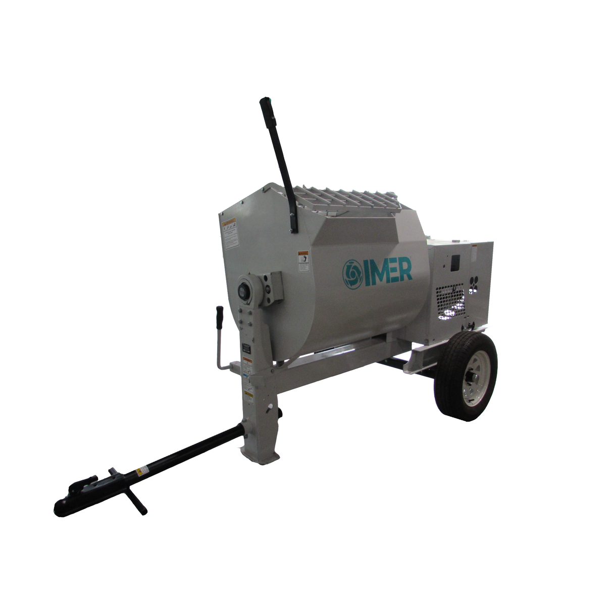 IMER Horizontal Shaft Mortar Mixer | 12 cu ft Steel Drum | HSM 12 - 1130121