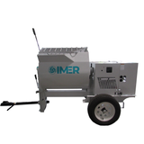 IMER Horizontal Shaft Mortar Mixer | 12 cu ft Steel Drum | HSM 12 - 1130121