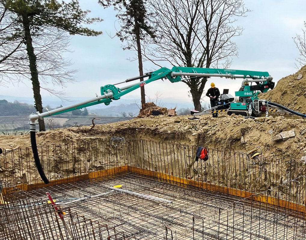 IMER - Gerris 800 Gas Powered Crawler Concrete Placement Boom - 1128758