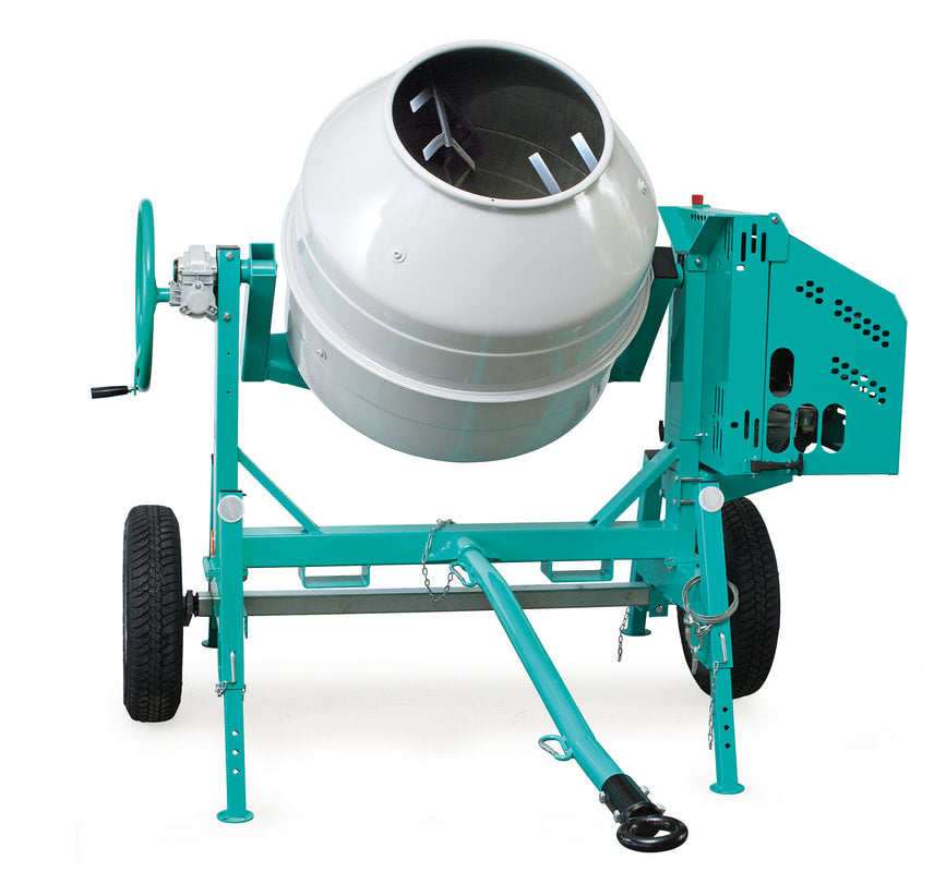 IMER WORKMAN II 250 & 350 - Towable 9CF and 12CF Mixer