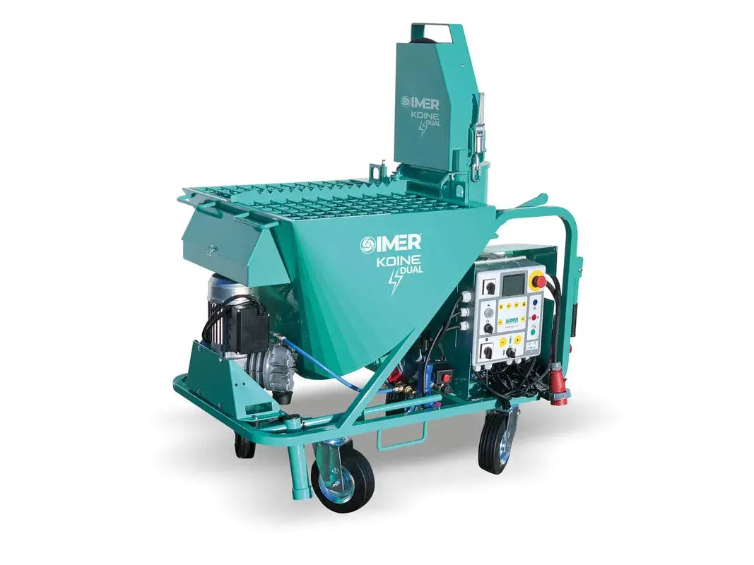 IMER Continuous Mixer | 208V 3 Phase & 220V Single Phase | 9 HP | Koine Dual 1106312