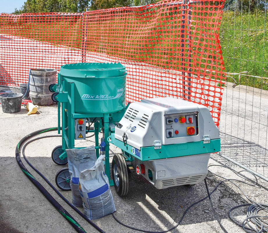 IMER Spray & Grout Pump | Electric Pump | Step-Up 120 Three Phase 1106181