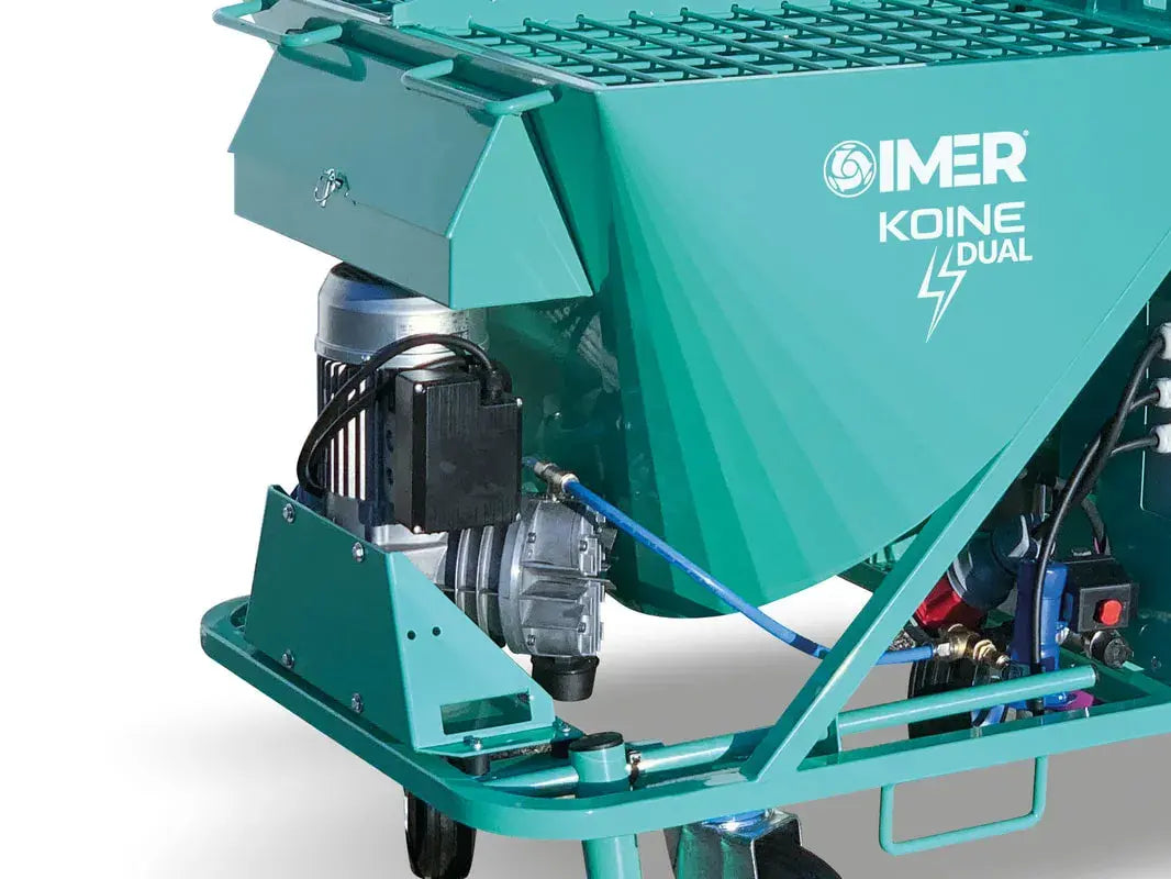 IMER Continuous Mixer | 208V 3 Phase & 220V Single Phase | 9 HP | Koine Dual 1106312