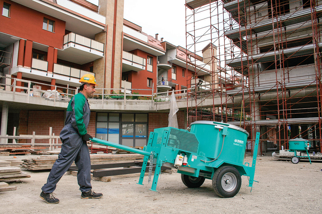 Imer Mix 360 Vertical Shaft Mortar Mixer
