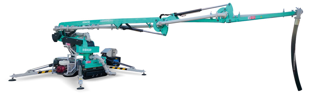 IMER - Gerris 800 Gas Powered Crawler Concrete Placement Boom - 1128758