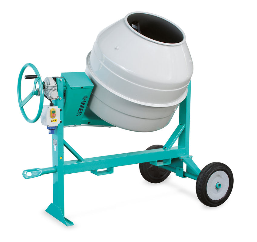 Imer Multi Mix 350 Portable Concrete Mixer