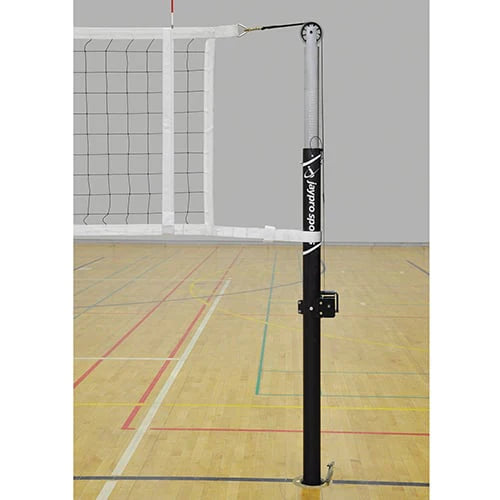 JayPro FeatherLite  Volleyball System (3‐1/2 in. Floor Sleeve) ‐ NFHS, NCAA, USVBA Compliant