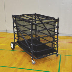 Jaypro Atlas Series Double Ball Carrier W/ Mesh Hamper Insert BBABL-2