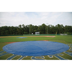 Jaypro Baseball Rain Cover with Ground Stakes (Round - 18 oz. UV Treated Vinyl) BBRC