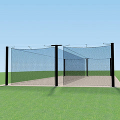 Jaypro Batting Cage Tunnel - Mega Outdoor - (55') - Tandem MPCTF-55D