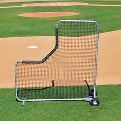 Jaypro Pitcher's L-Screen - (8' x 8') - Big League Series BLPS-84