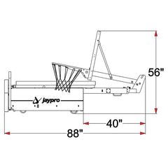 Jaypro Portable Basketball System (48" Board Extension) - PBB-200