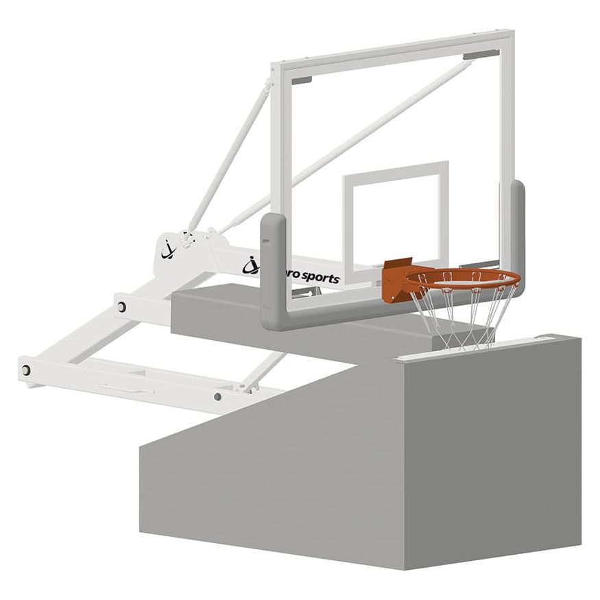 Jaypro Portable Basketball System Elite 5400 (4'6" Board Extension) PBEL54