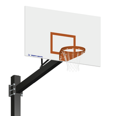 Jaypro Titan Basketball System (6"x 6" Pole with 6' Offset) 72" Steel Backboard