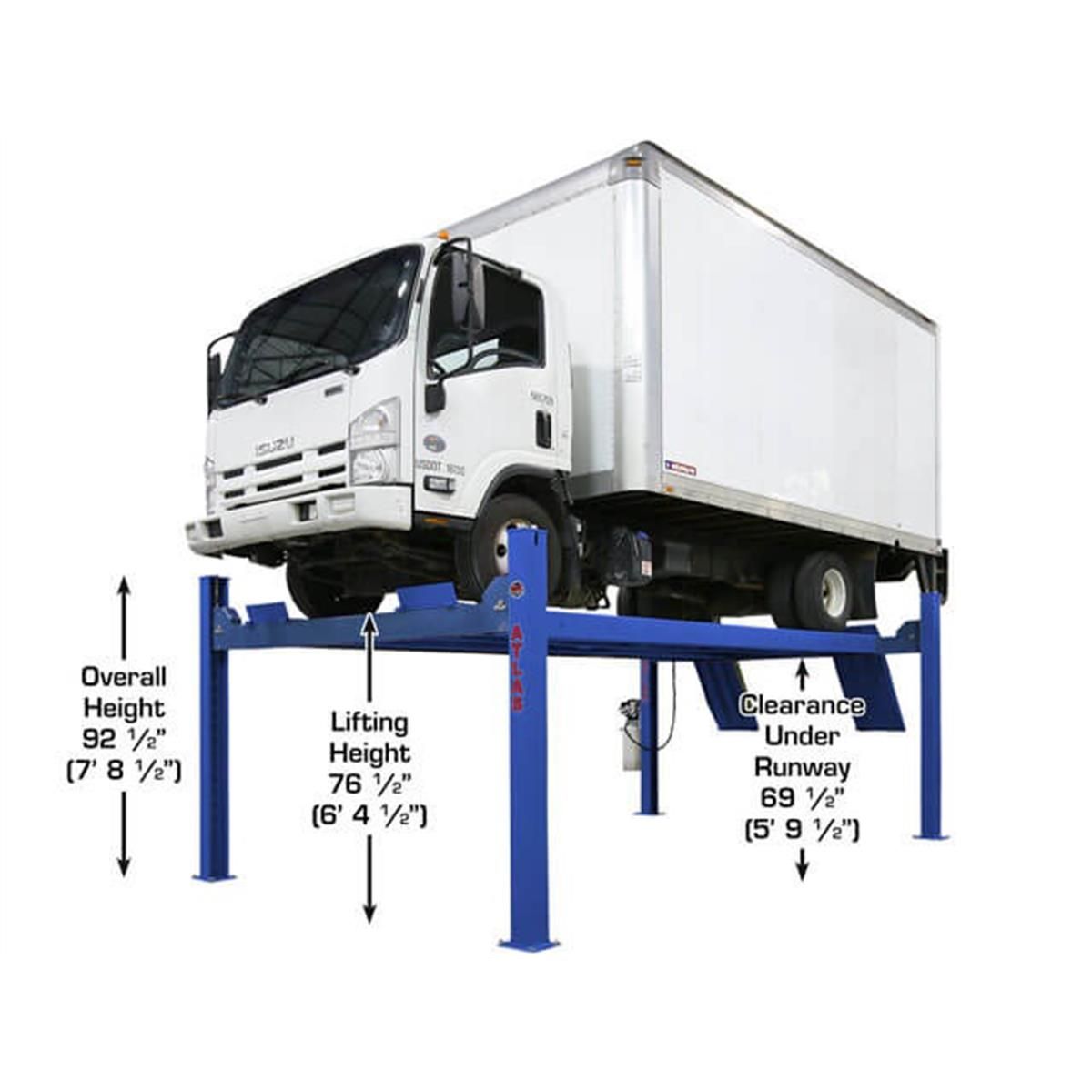 Atlas Platinum PVL14 4 ALI Certified 14,000 lb 4 Post Lift