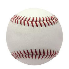 Sports Attack 9" White Leather Baseball with Kevlar Seams - 1 Dozen