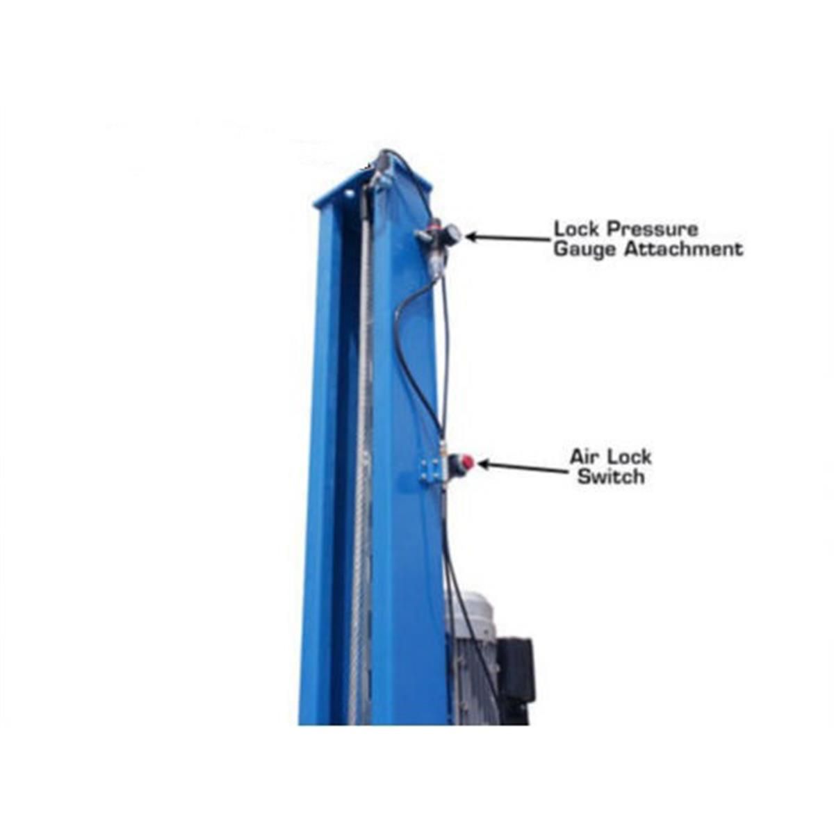 Atlas 412 12,000 lb 4-Post Lift + RJ6 Jacks Combo