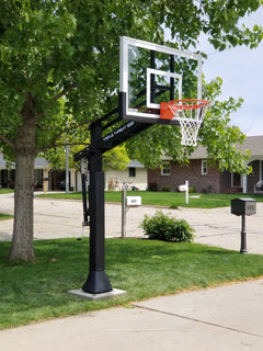 Ironclad Triple Threat In Ground Basketball Goal - 36"x54" Tempered Glass - 5" pole TPT553-MD