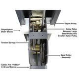 Atlas PREMIUM 408SL 4 Post Lift + RJ35 Sliding Jacks Combo