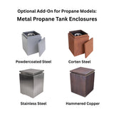 The Outdoor Plus Manila LED Fire Pit plus Free Cover